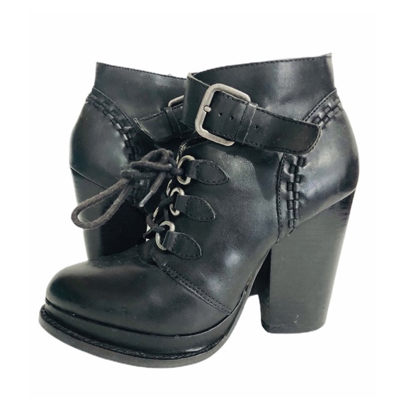 Seychelles Shoes - Seychelles Vegan Leather Combat Platform Booties 7